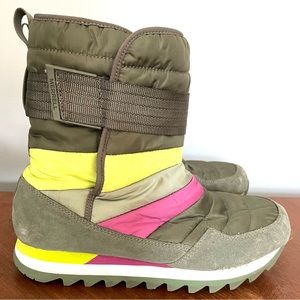 Merrell Alpine Tall Strap Polar Green Multicolor Sneaker Winter Snow Boots 11